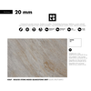 K8UF STONE MOOD QUARZSTONE GREY 60X90X2 CM PŁYTY TARASOWE BOLD