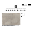 K8UH STONE MOOD BLACKBOARD GREY 60X90X2 CM PŁYTY TARASOWE BOLD