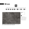 K8UE STONE MOOD ALSACE STONE GREY 60X90X2 CM PŁYTY TARASOWE BOLD