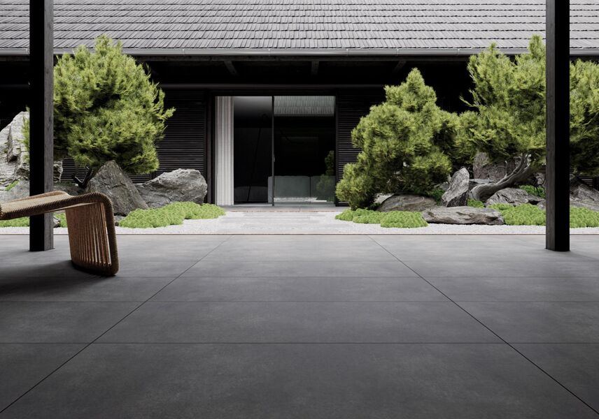 STARGRES GOLIAT SQUARE ANTRACITE 60X60X3CM - GRES TARASOWY